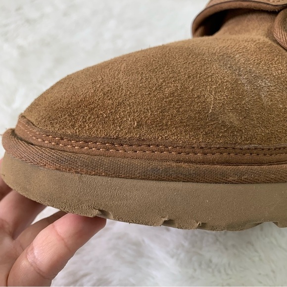 UGG 1118570 Men\'s Chestnut Brown Neumel SnapBack Tan Suede Boots Size 10 main image 5
